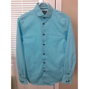 Express 1MX Slim + Fitted Dress Shirt